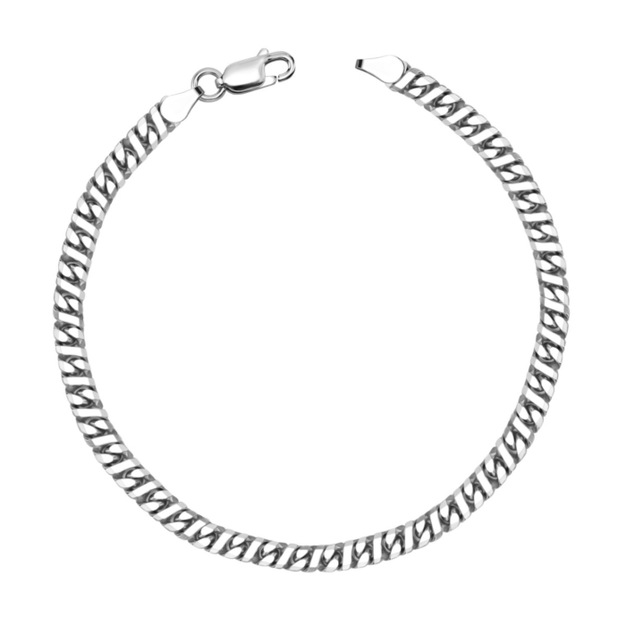 Срібний браслет. Артикул UG5Dollar 130Б Rod.Rh
