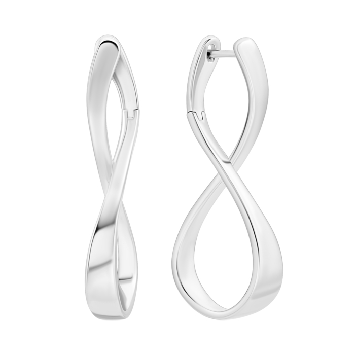Серебряные серьги Бесконечность. Артикул UG5E38170