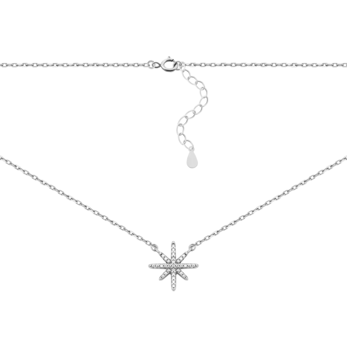 Серебряное колье с фианитами. Артикул UG5FN17349