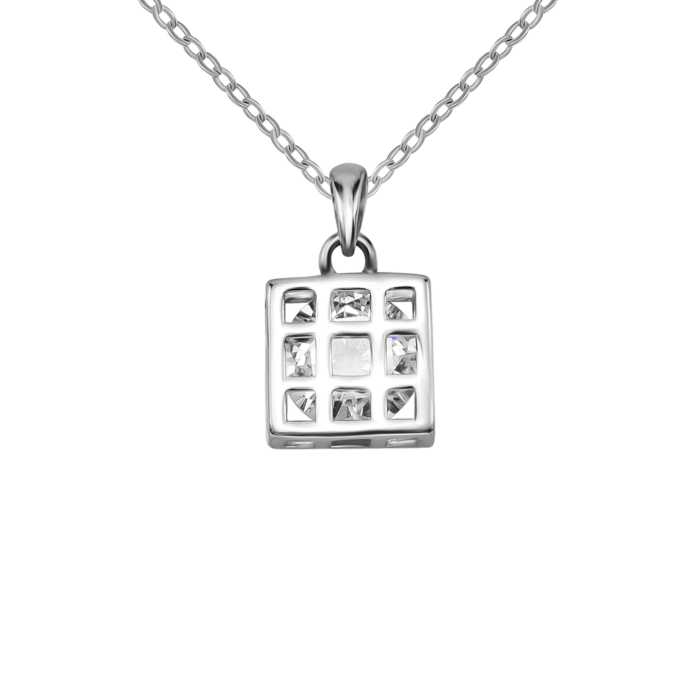 Серебряное колье с фианитом. Артикул UG5NE34391