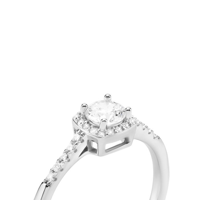 Серебряное кольцо с фианитами. Артикул UG5PA13062