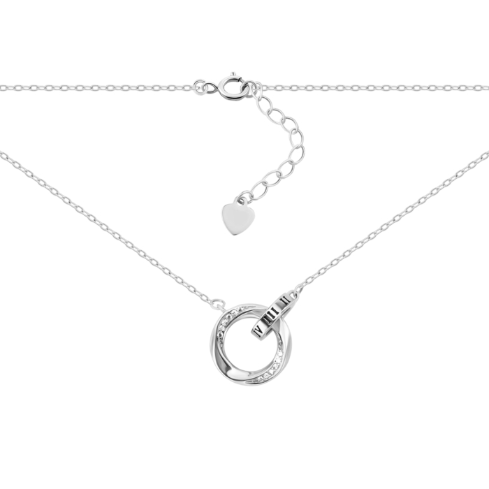 Серебряное колье с фианитами. Артикул UG5PC05976