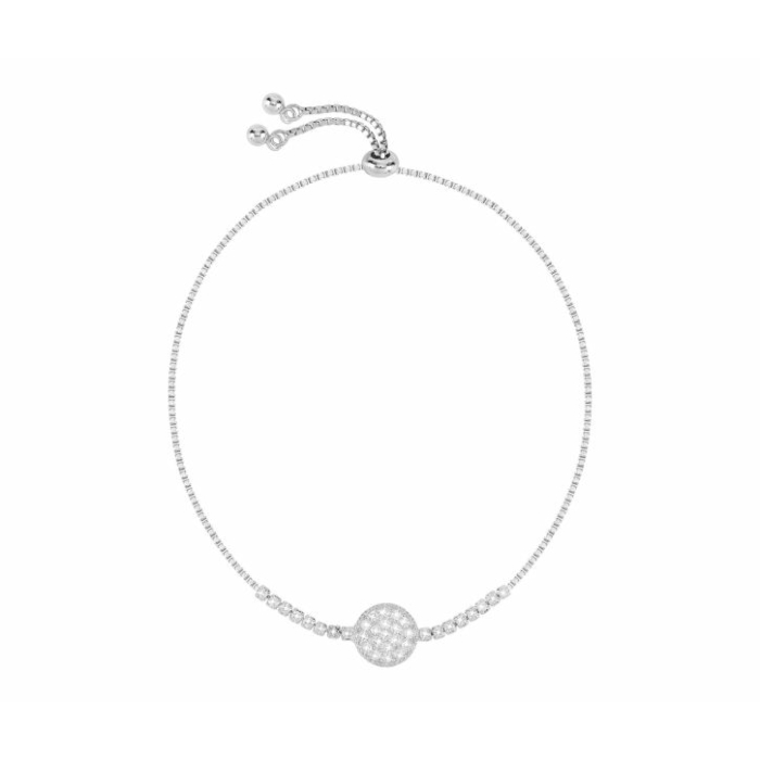 Срібний браслет з фіанітами. Артикул UG5PDR02536