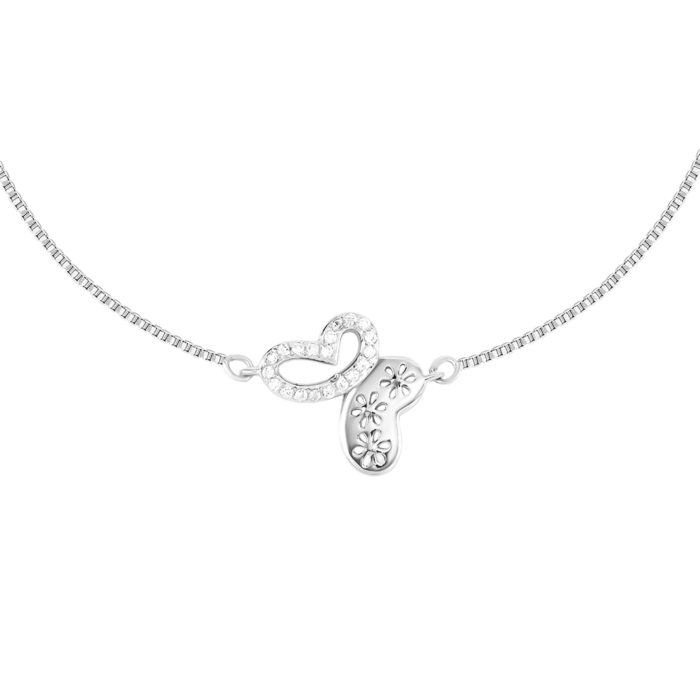 Серебряный браслет Бабочка с фианитами. Артикул UG5PDR02791