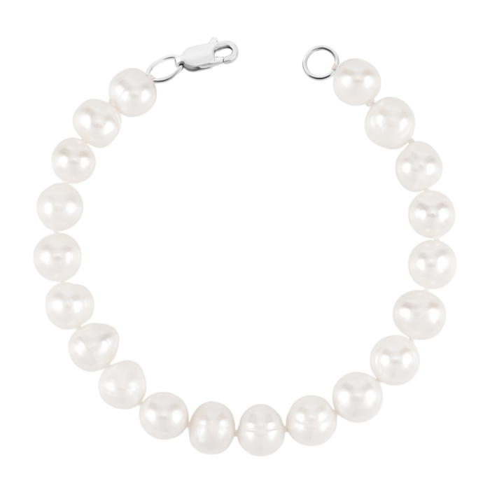 Серебряный браслет с жемчугом. Артикул UG5PS0709бр