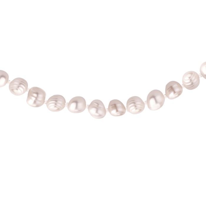 Срібне кольє з перлами. Артикул UG5PS6738б