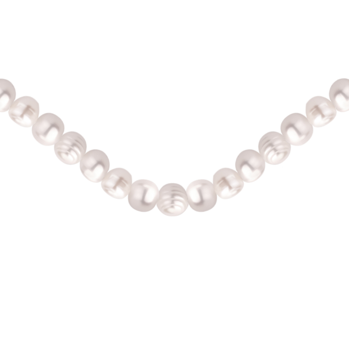 Серебряное колье с жемчугом. Артикул UG5PS7740б