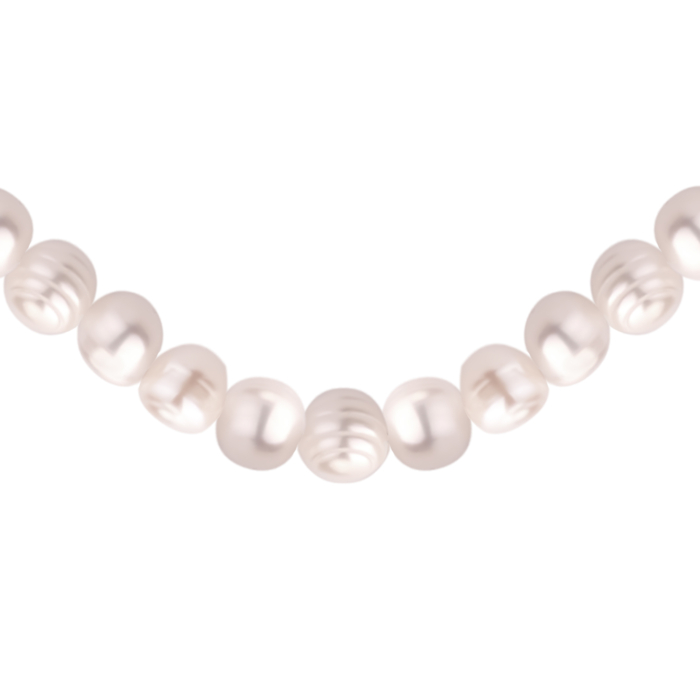 Срібне кольє з перлами. Артикул UG5PS8640б