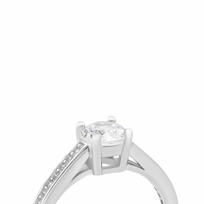 Серебряное кольцо с фианитами. Артикул UG5SZDR16535