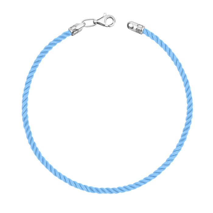 Браслет на нитці. Артикул UG5SGrit2mm LBlueBR ROD