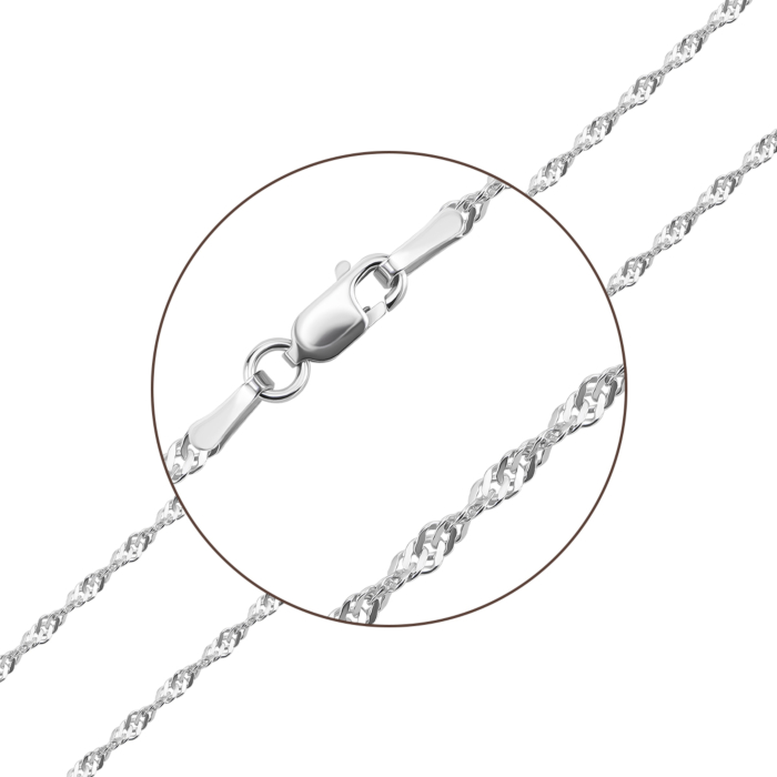 Срібний ланцюжок. Артикул UG5SN 35 Rod V