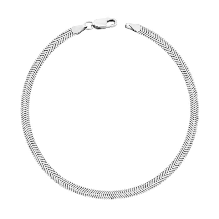 Срібний браслет. Артикул UG5SNK OVL 330 BR RodV