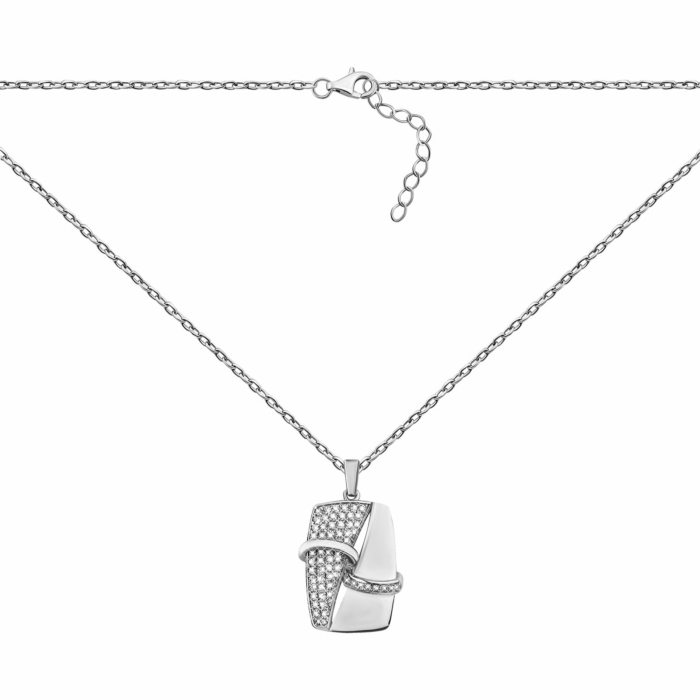 Серебряное колье с фианитами. Артикул UG5SP37552-W