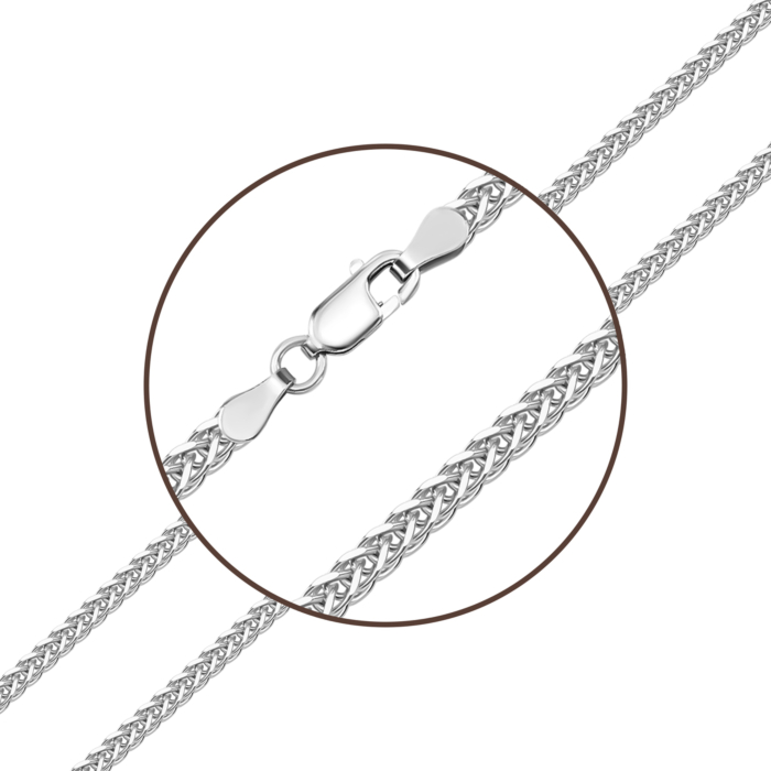 Срібний ланцюжок. Артикул UG5SPG 60 Rod.Rh
