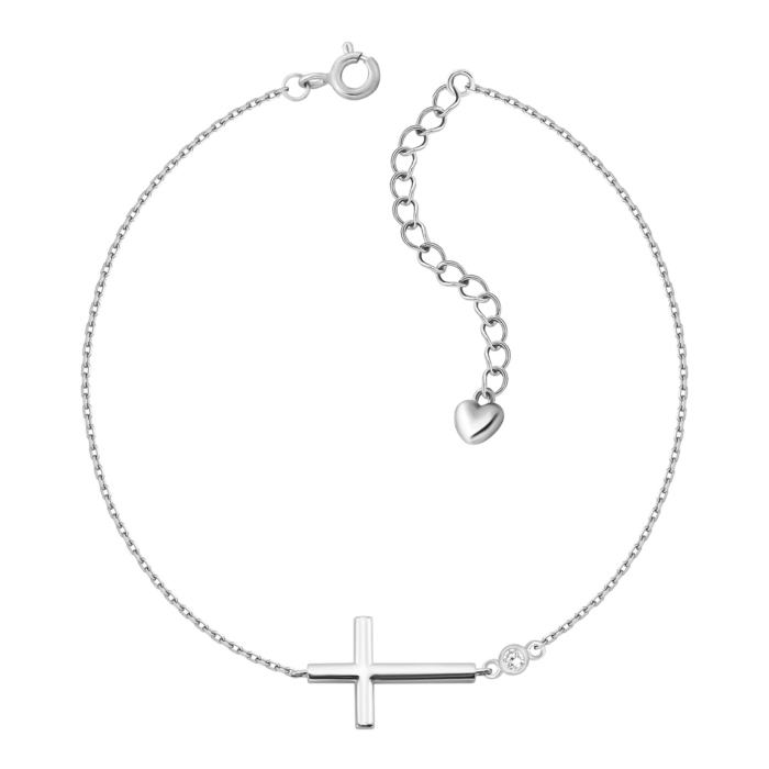 Срібний браслет з фіанітом. Артикул UG5SZDB03858