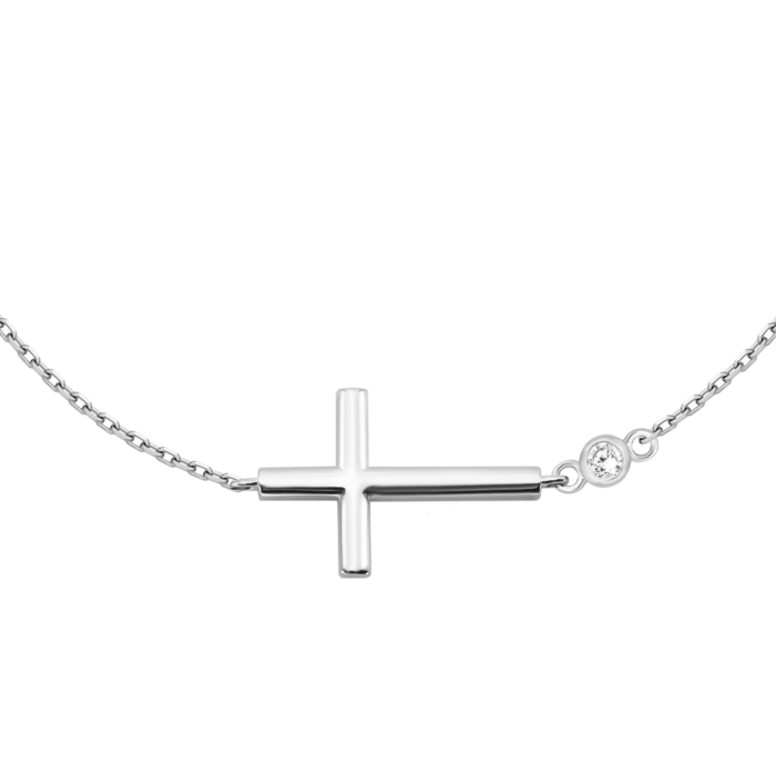 Срібний браслет з фіанітом. Артикул UG5SZDB03858