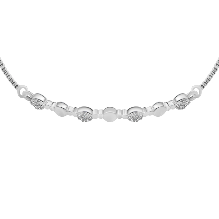 Срібний браслет з фіанітамим. Артикул UG5SZDB03907