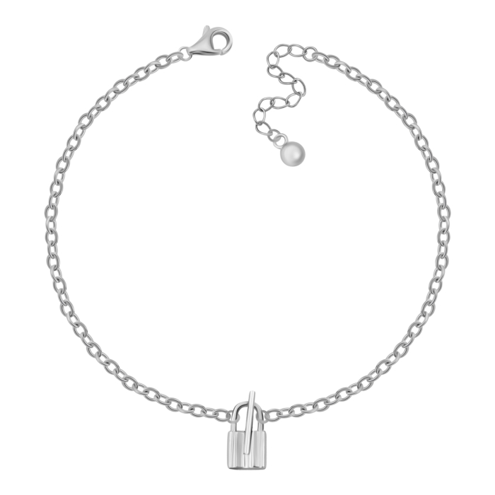 Срібний браслет Замочок. Артикул UG5SZDB03923