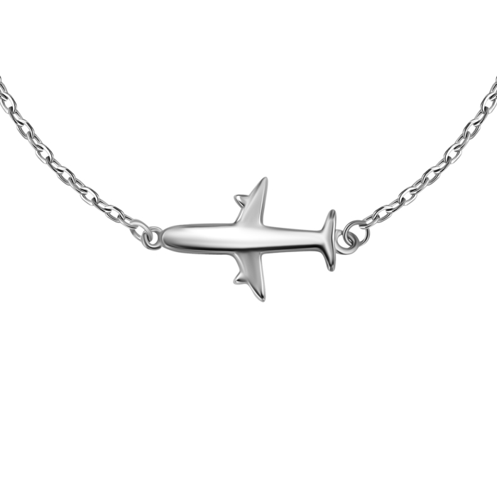 Серебряный браслет Самолет. Артикул UG5SZDB03937