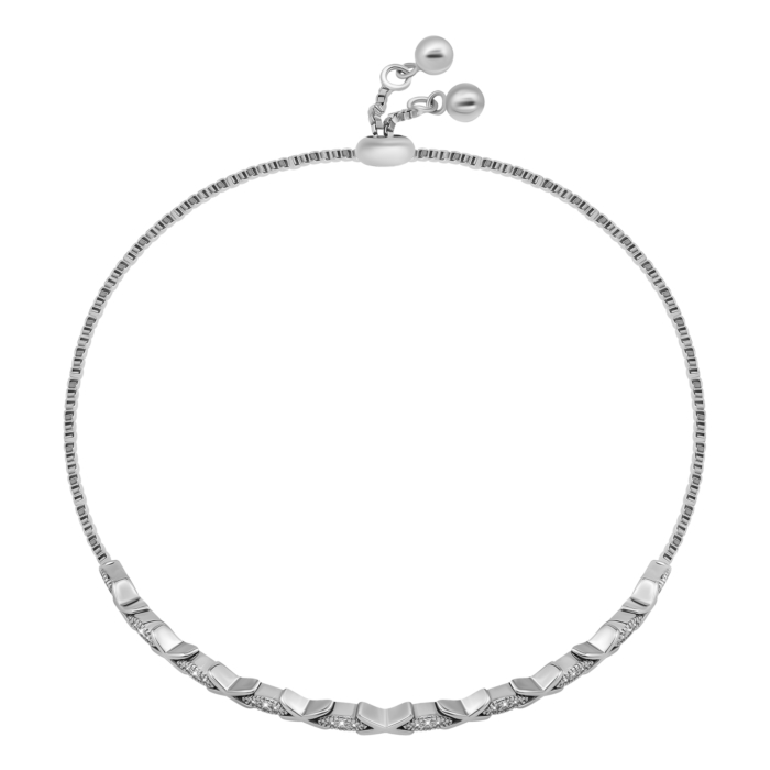 Срібний браслет з фіанітами. Артикул UG5SZDB04813