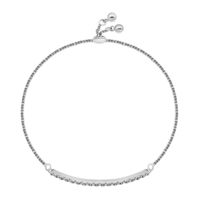 Срібний браслет з фіанітами. Артикул UG5SZDB04837