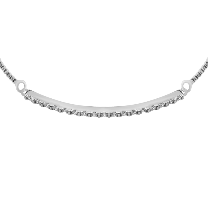 Срібний браслет з фіанітами. Артикул UG5SZDB04837