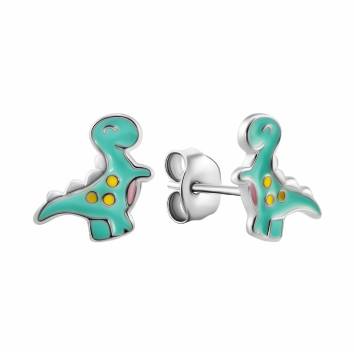 Срібні пусети з емаллю. Артикул UG5SZDE06933