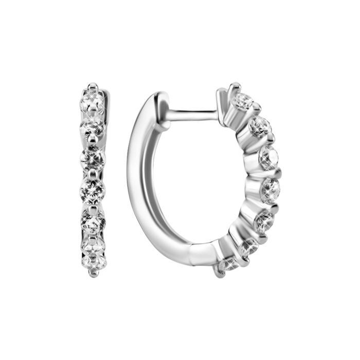 Серебряные серьги с фианитами. Артикул UG5SZDE16534