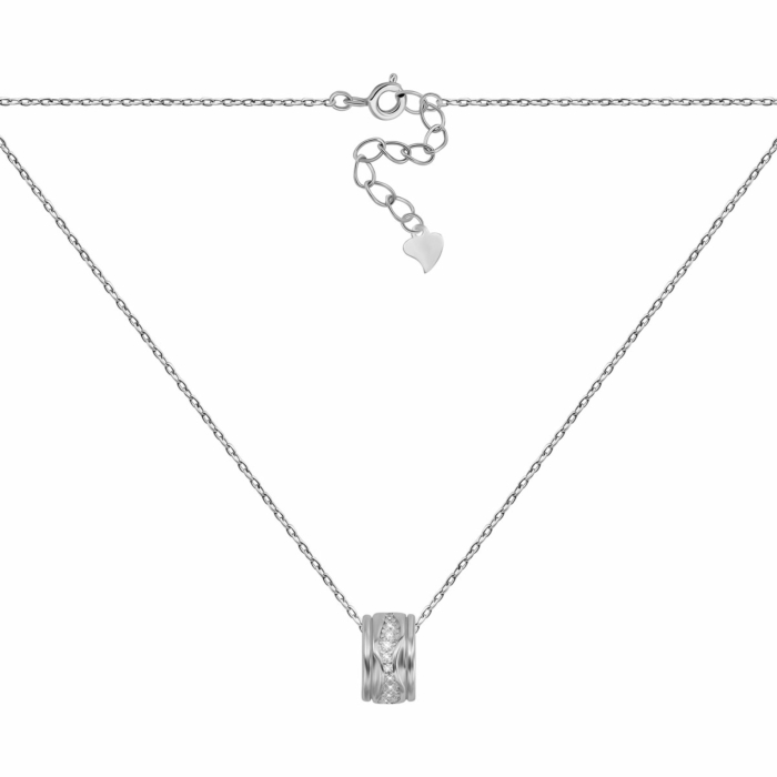 Серебряное колье с фианитами. Артикул UG5SZDN01530