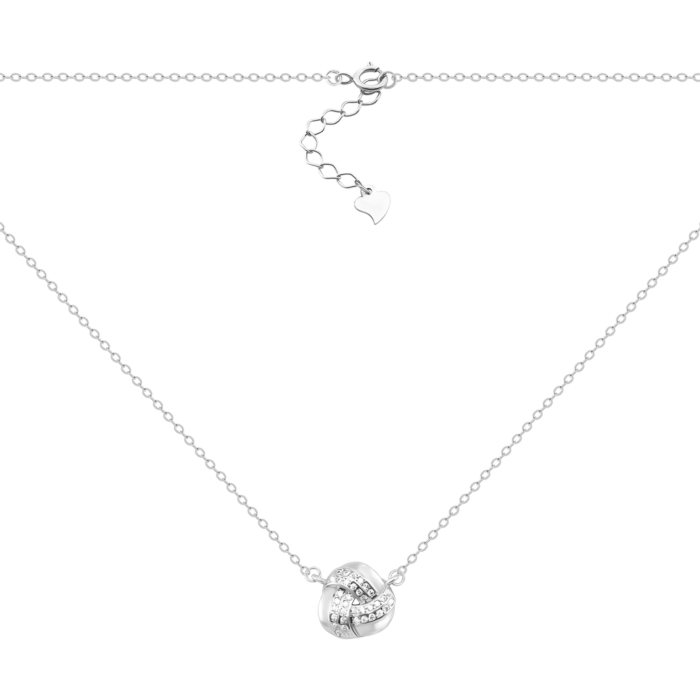 Срібне кольє з фіанітами. Артикул UG5SZDN01543