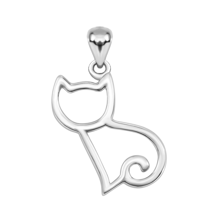 Срібна підвіска Котик. Артикул UG5SZDP03479