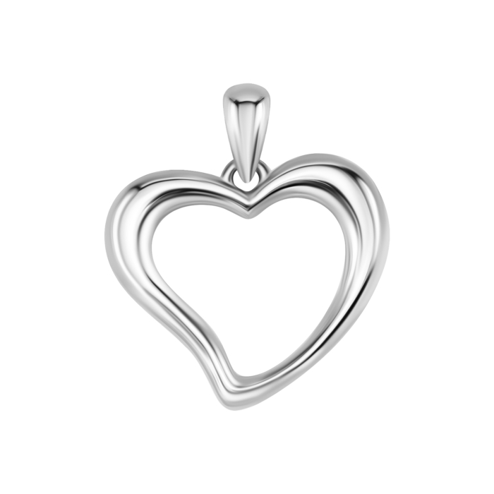 Срібна підвіска Серце. Артикул UG5SZDP03522