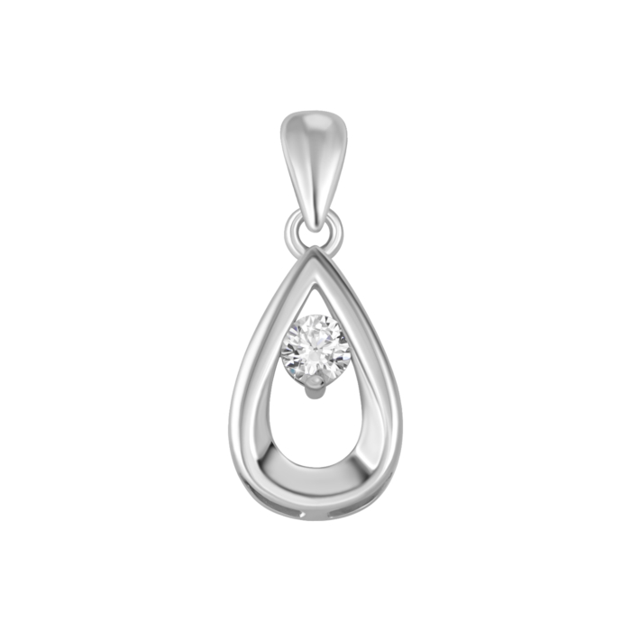 Срібна підвіска з фіанітами. Артикул UG5SZDP03764