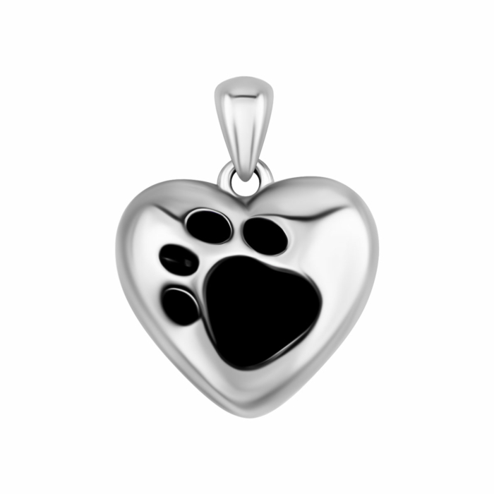 Срібна підвіска Лапка з емаллю. Артикул UG5SZDP03826