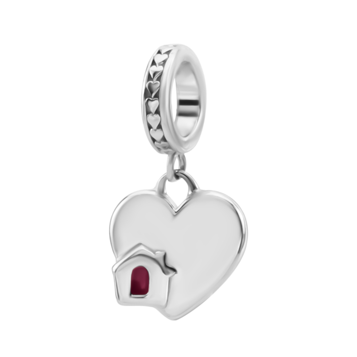 Срібна намистина шарм з емаллю. Артикул UG5SZDP04607