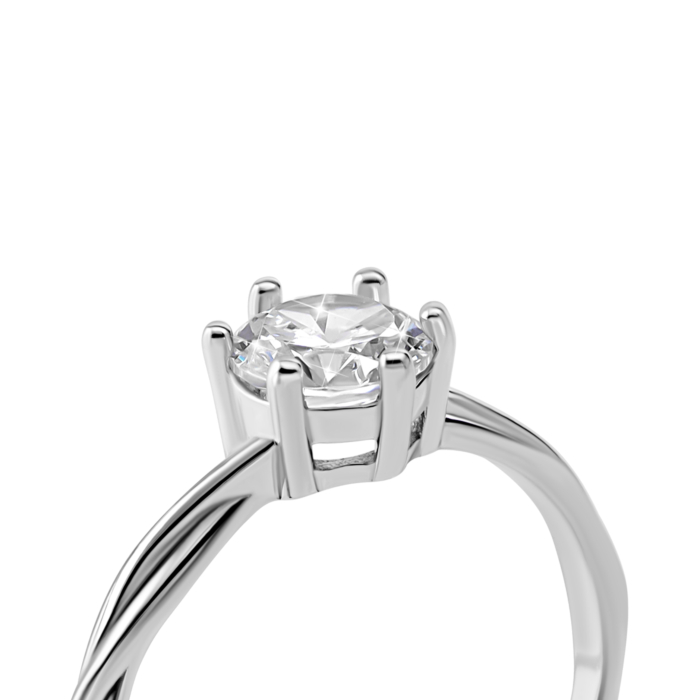 Серебряное кольцо с фианитом. Артикул UG5SZDR00563
