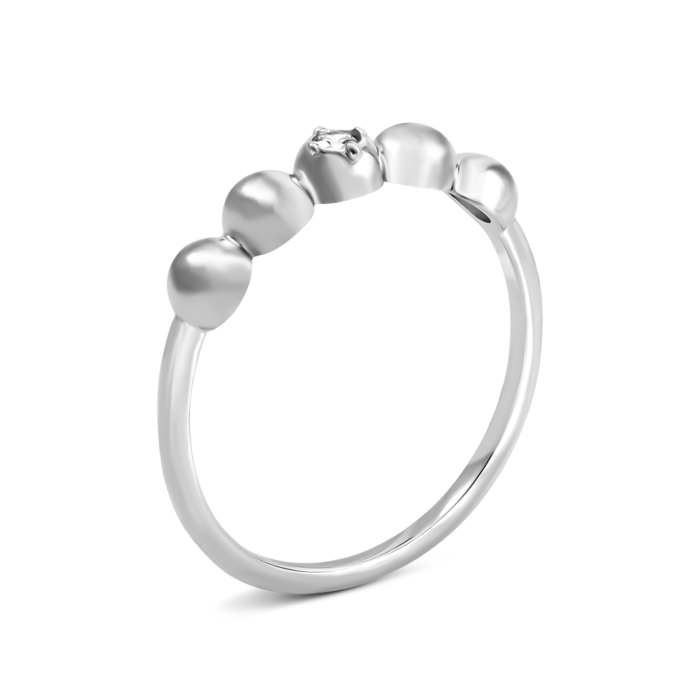 Серебряное кольцо с фианитом. Артикул UG5SZDR02985