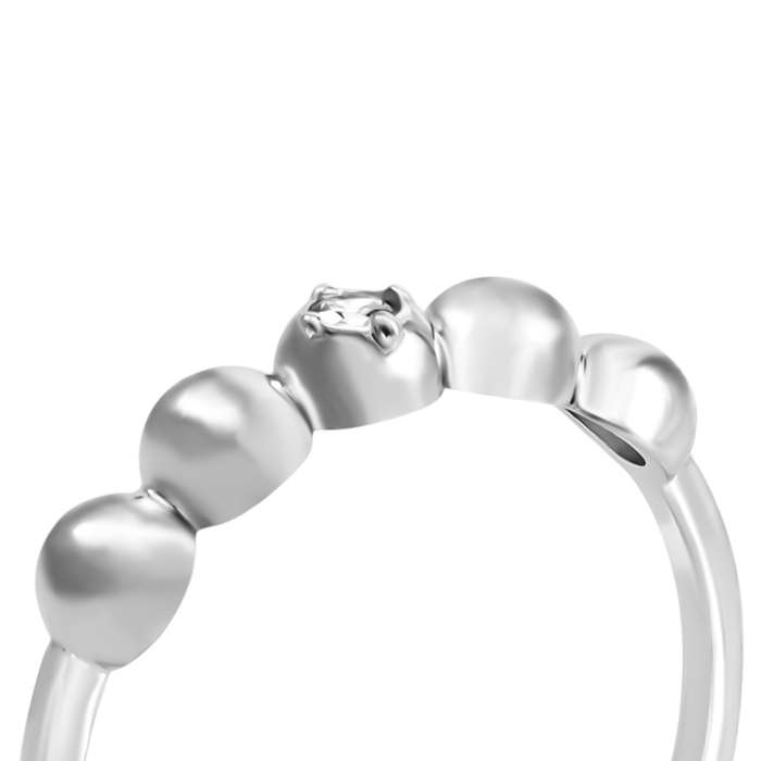 Серебряное кольцо с фианитом. Артикул UG5SZDR02985