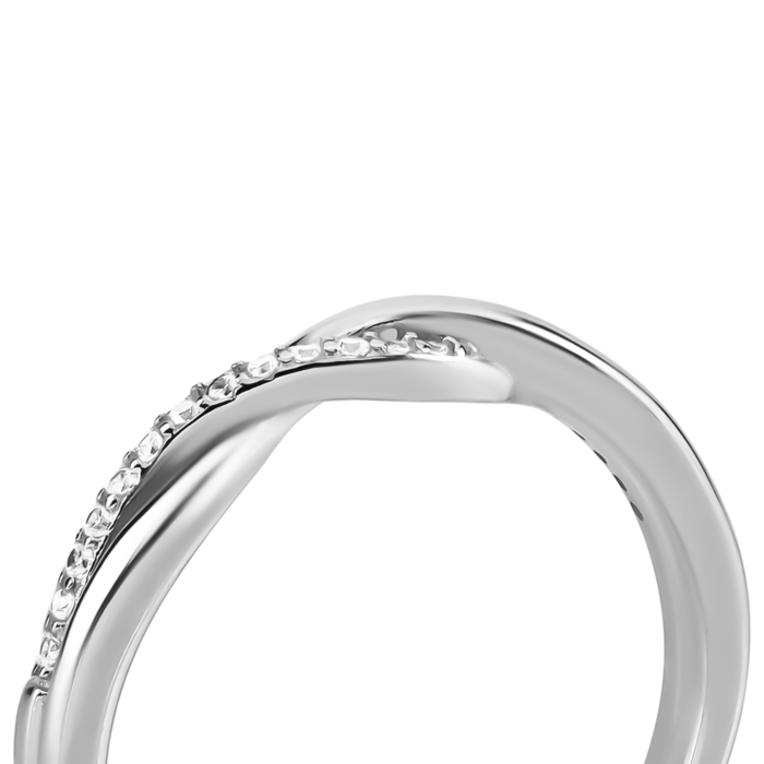 Срібна каблучка з фіанітами. Артикул UG5SZDR03023