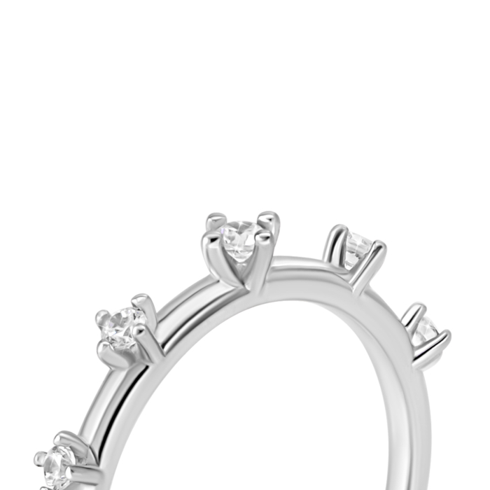 Серебряное кольцо с фианитами. Артикул UG5SZDR03027