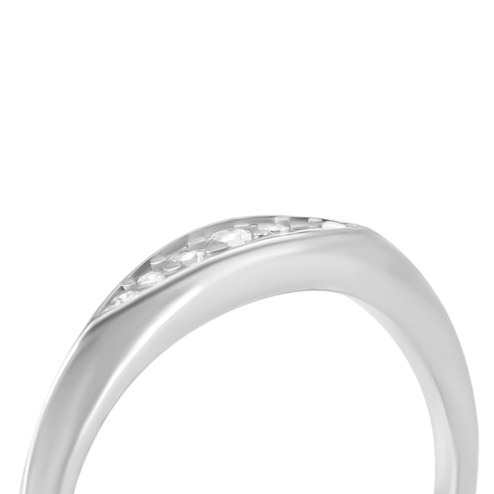 Серебряное кольцо с фианитами. Артикул UG5SZDR03042