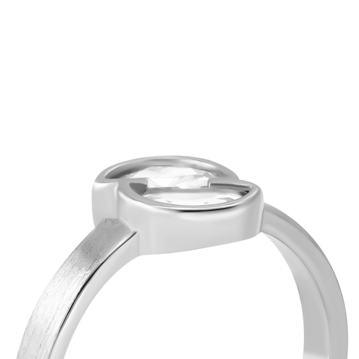 Срібна каблучка з фіанітами. Артикул UG5SZDR03065