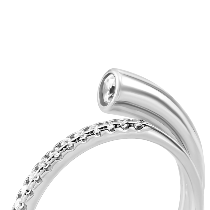 Серебряное кольцо с фианитами. Артикул UG5SZDR15589