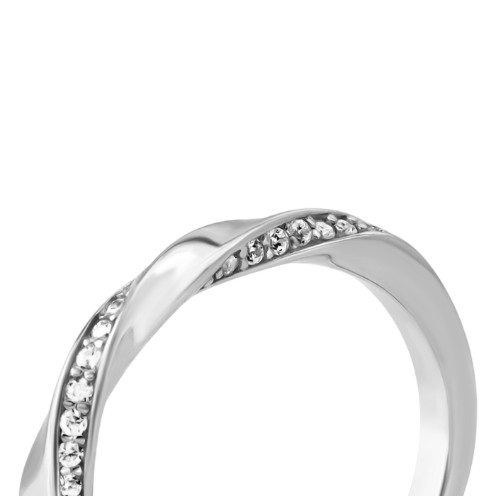 Срібна каблучка з фіанітами. Артикул UG5SZDR15594