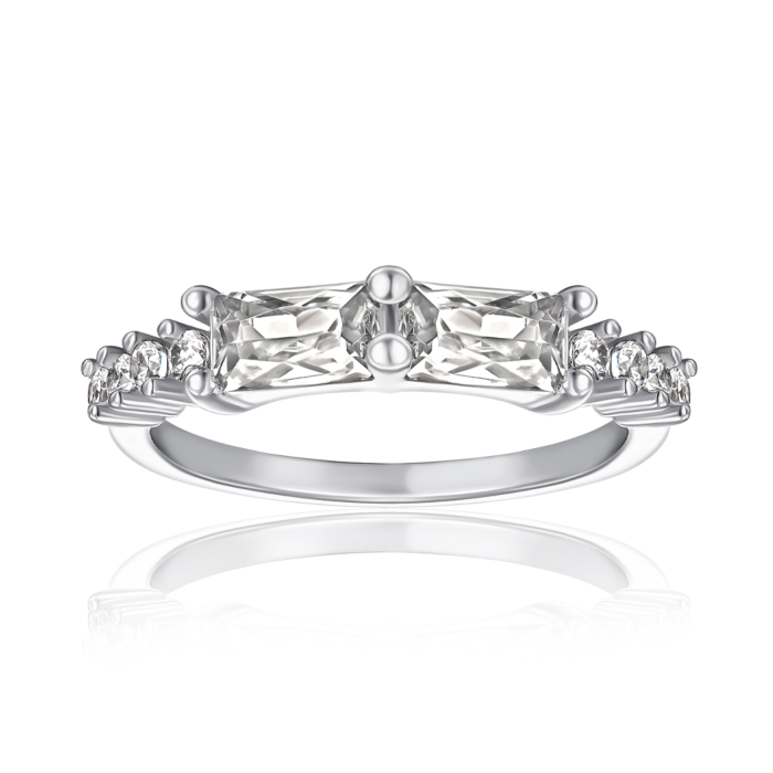 Серебряное кольцо с фианитами SZDR15631-R/12/1