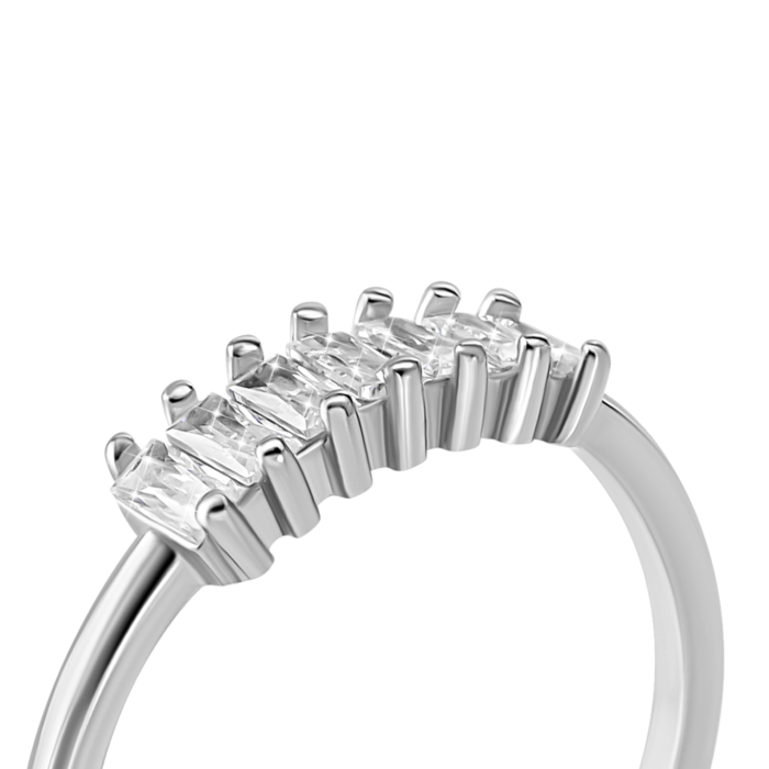 Серебряное кольцо с фианитами. Артикул UG5SZDR15648