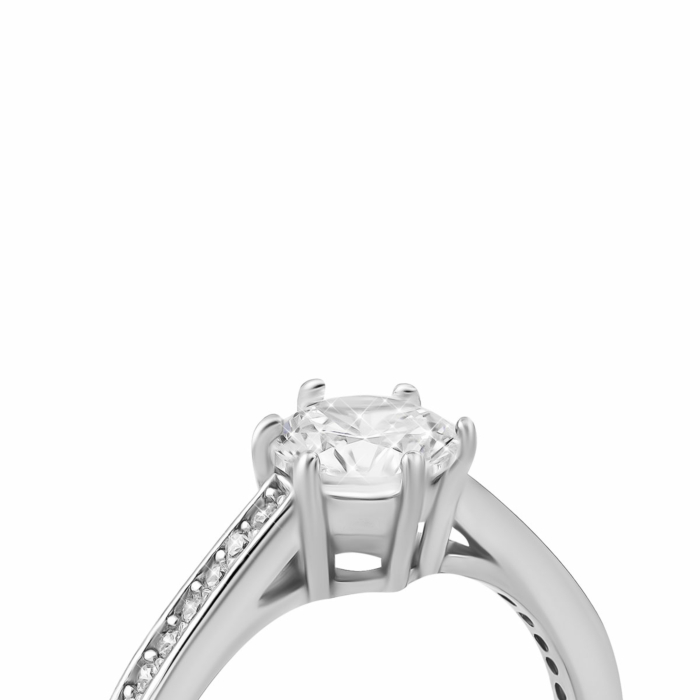 Серебряное кольцо с фианитами. Артикул UG5SZDR16586