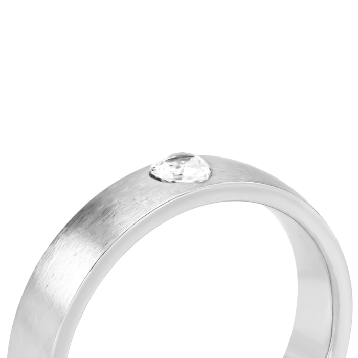 Обручальное кольцо с фианитом. Артикул UG5SZDR32500