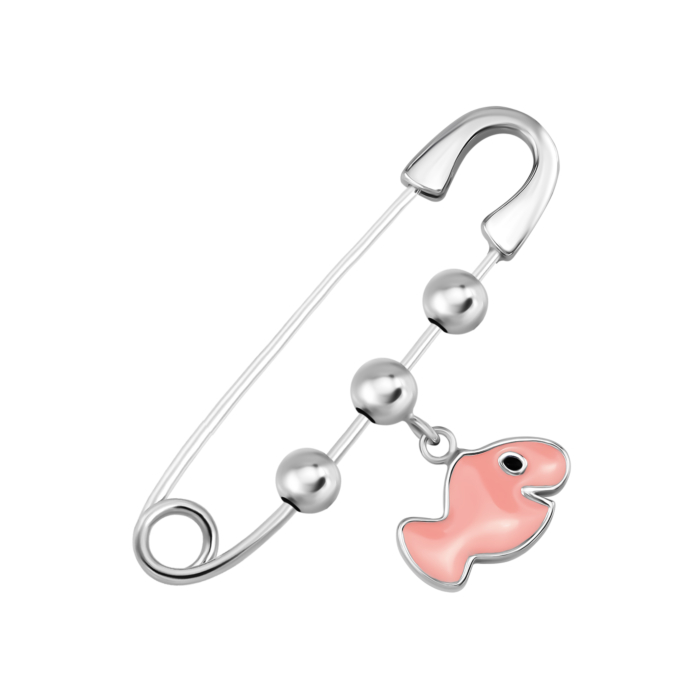 Срібна булавка Рибка з емаллю. Артикул UG5SZDX00381