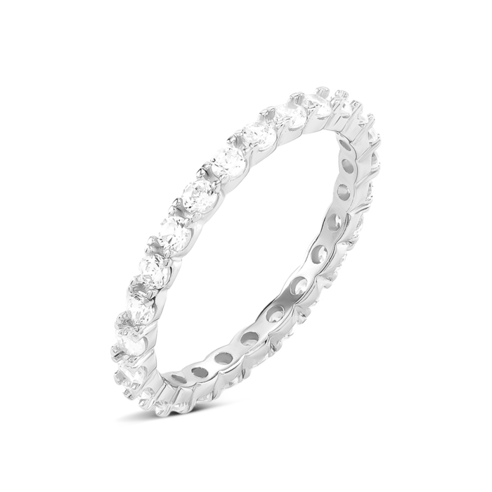 Серебряное кольцо с фианитами. Артикул UG5TA11898